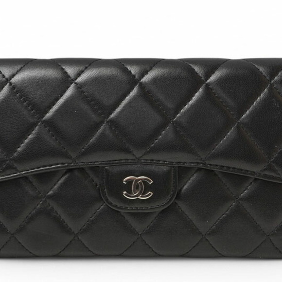 CHANEL Black Caviar Leather Wallet - Picture 1 of 15